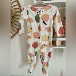 4 Carters fleece footies.